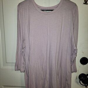 Maurcies 24/7 pink 3/4 sleeve tee shirt